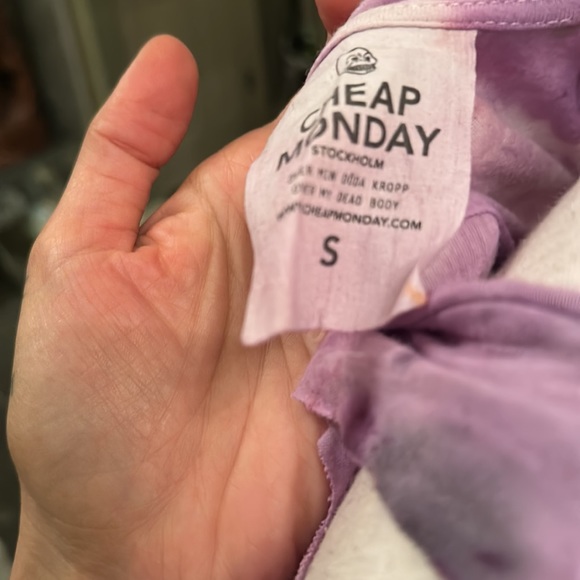 UPCYCLED CHEAP MONDAY TEE - Picture 4 of 4